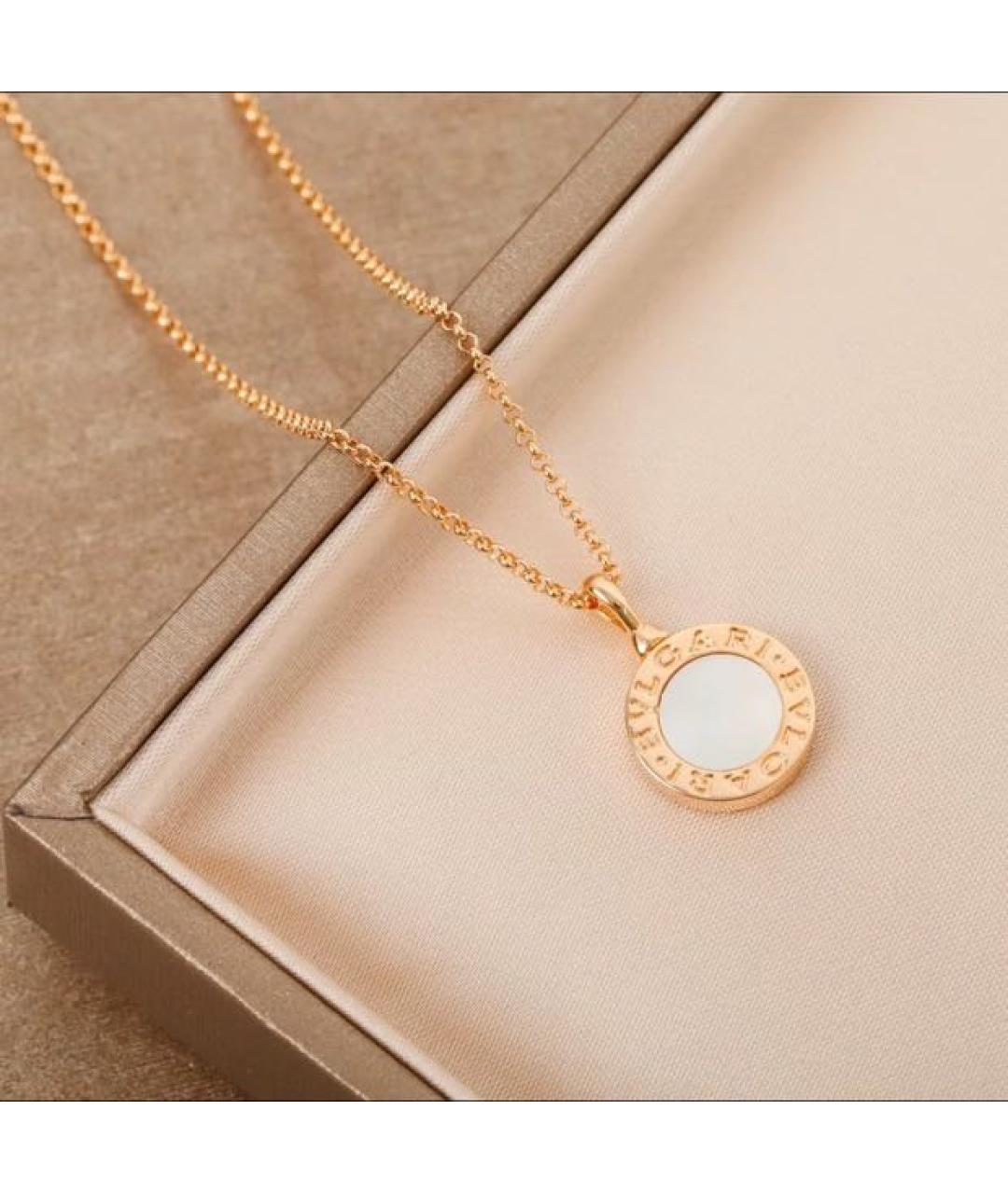 BVLGARI Золотая подвеска из розового золота, фото 3