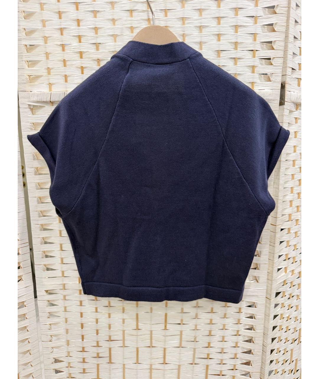 BRUNELLO CUCINELLI Фиолетовая шерстяная жилетка, фото 2