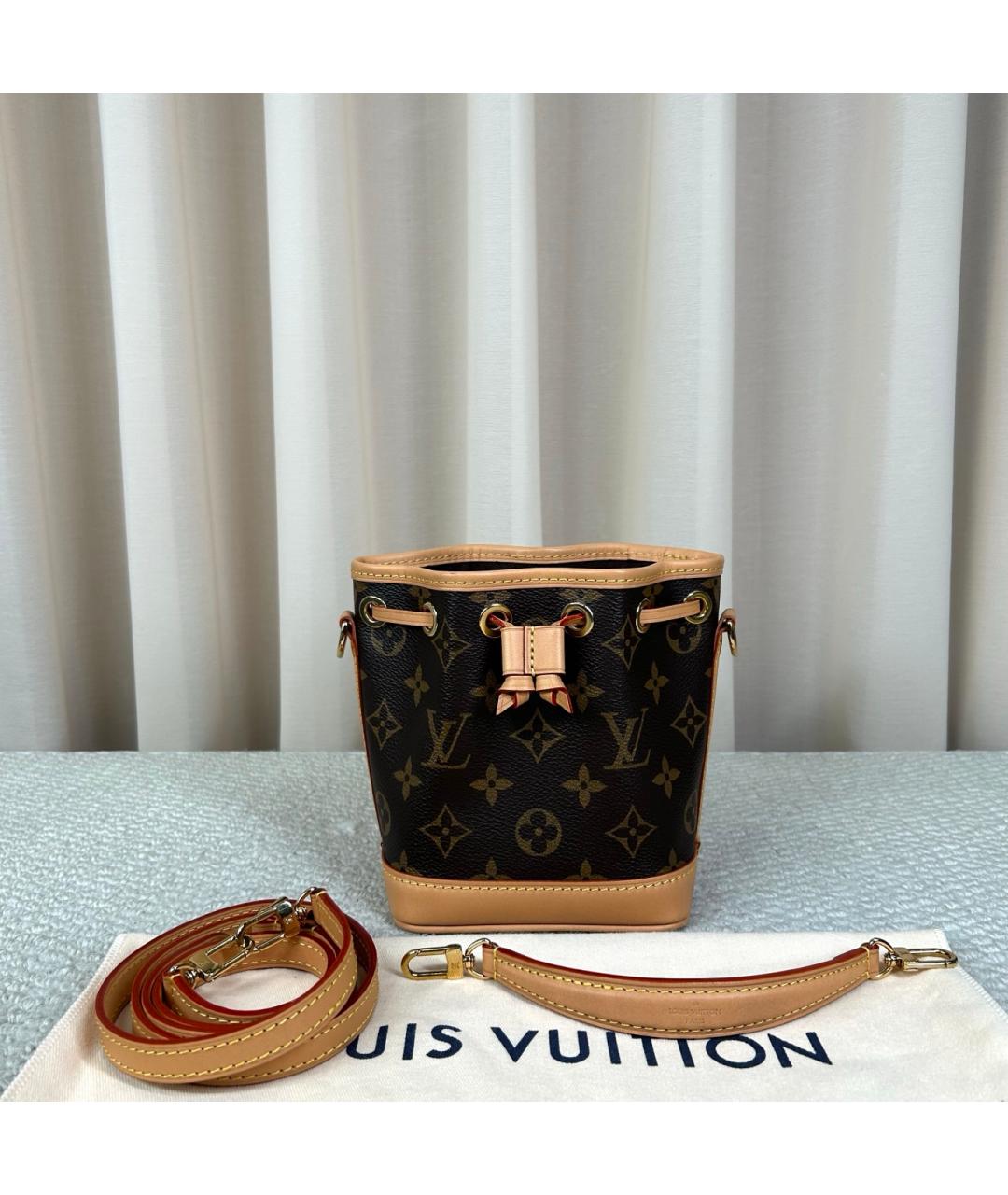LOUIS VUITTON Коричневая сумка через плечо, фото 7