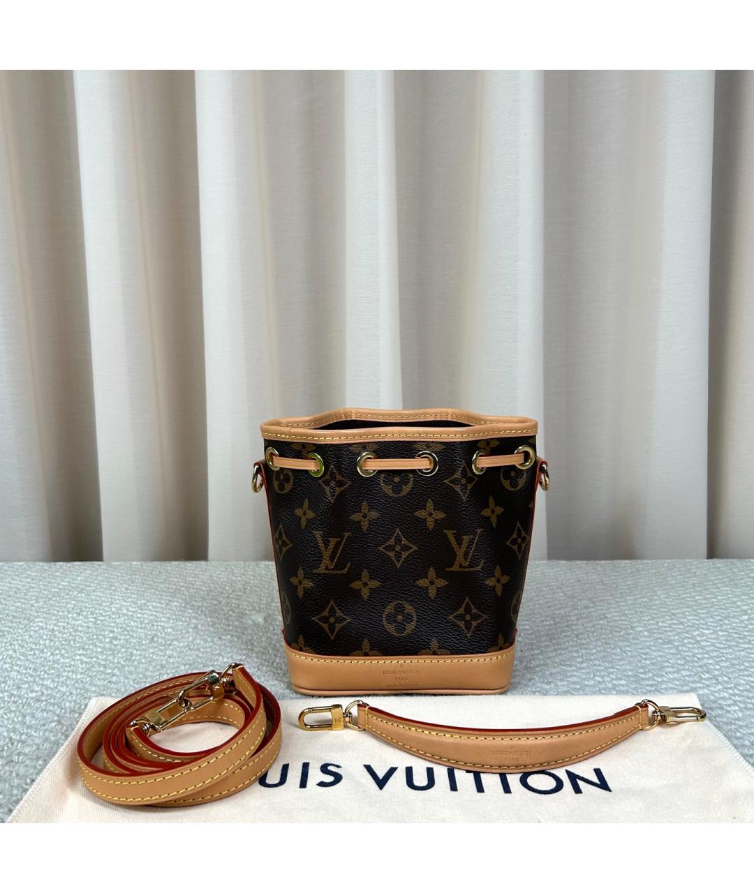LOUIS VUITTON Коричневая сумка через плечо, фото 3