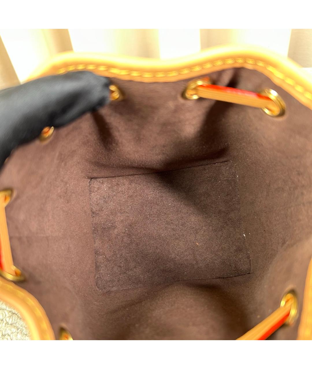 LOUIS VUITTON Коричневая сумка через плечо, фото 4