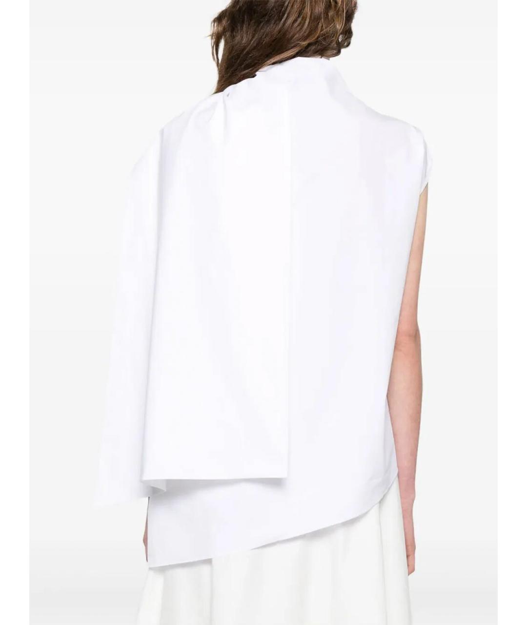 Carven Белая хлопковая блузы, фото 3