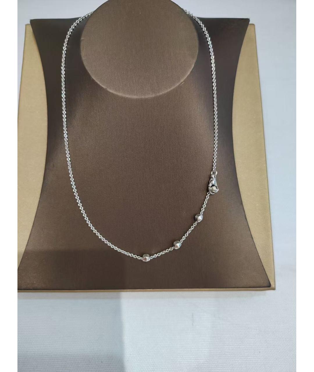 BVLGARI Серебряная подвеска из белого золота, фото 4