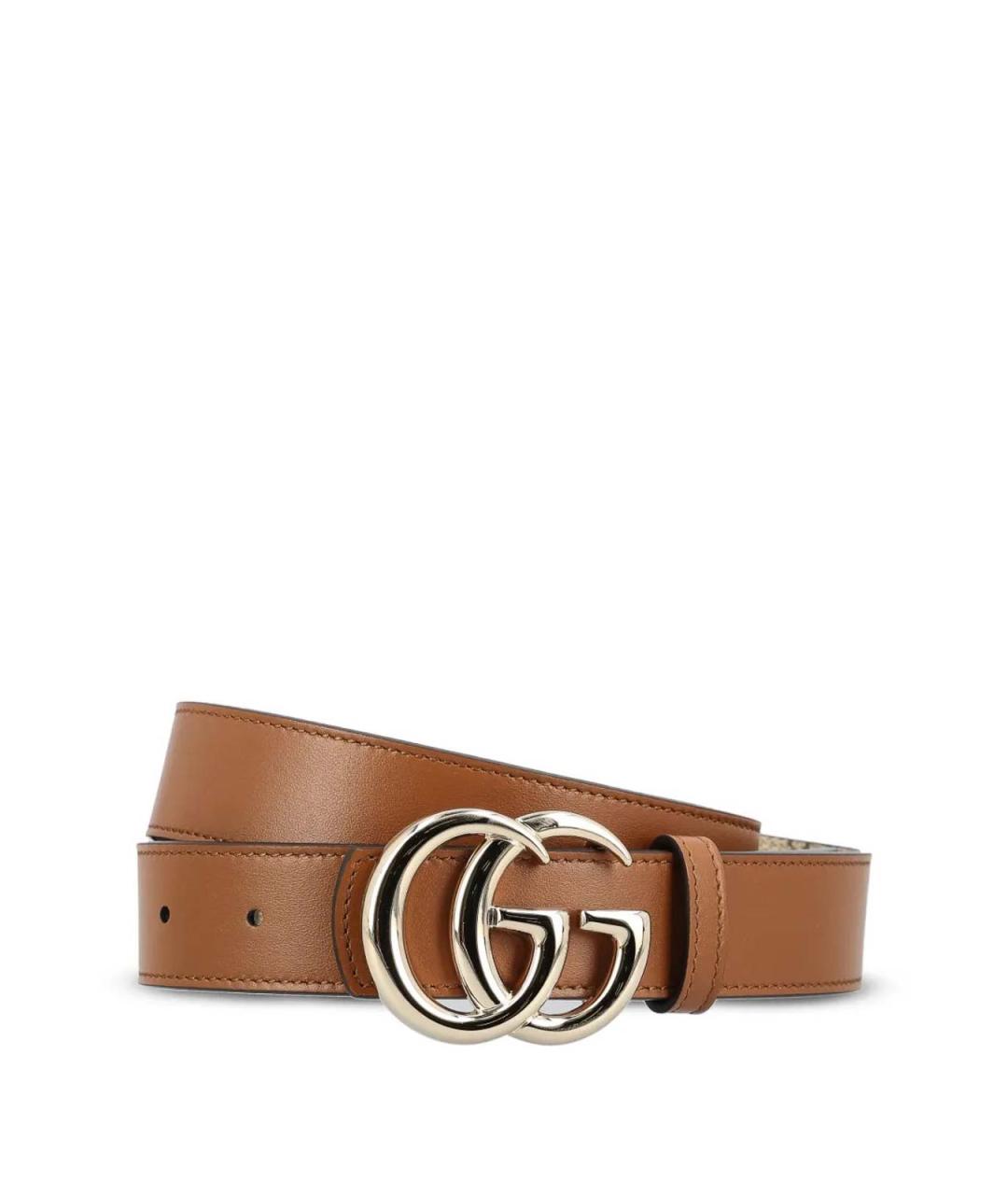 GUCCI Коричневый кожаный ремень, фото 4
