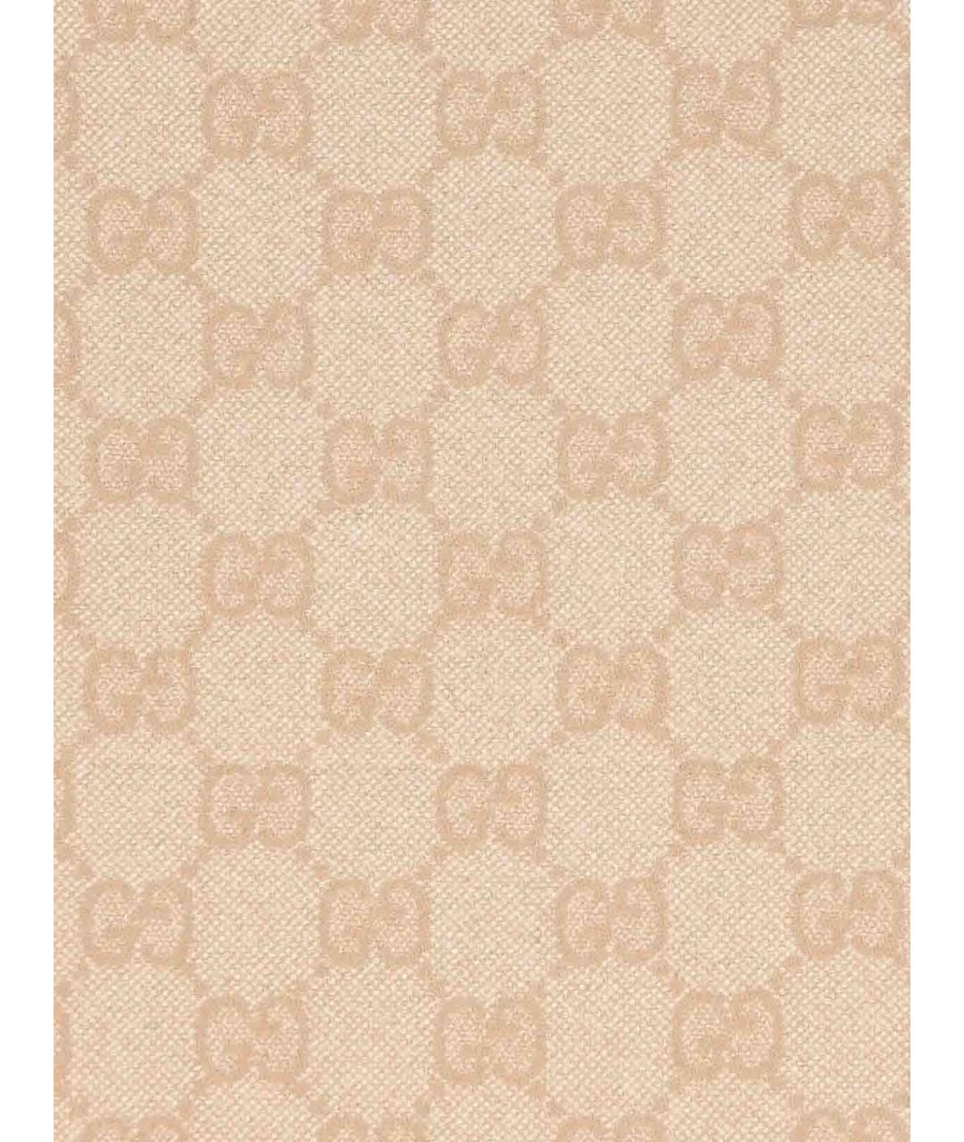 GUCCI Белый шарф, фото 2