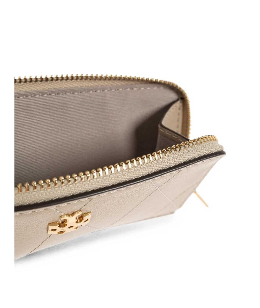 TORY BURCH Бежевый кошелек, фото 4