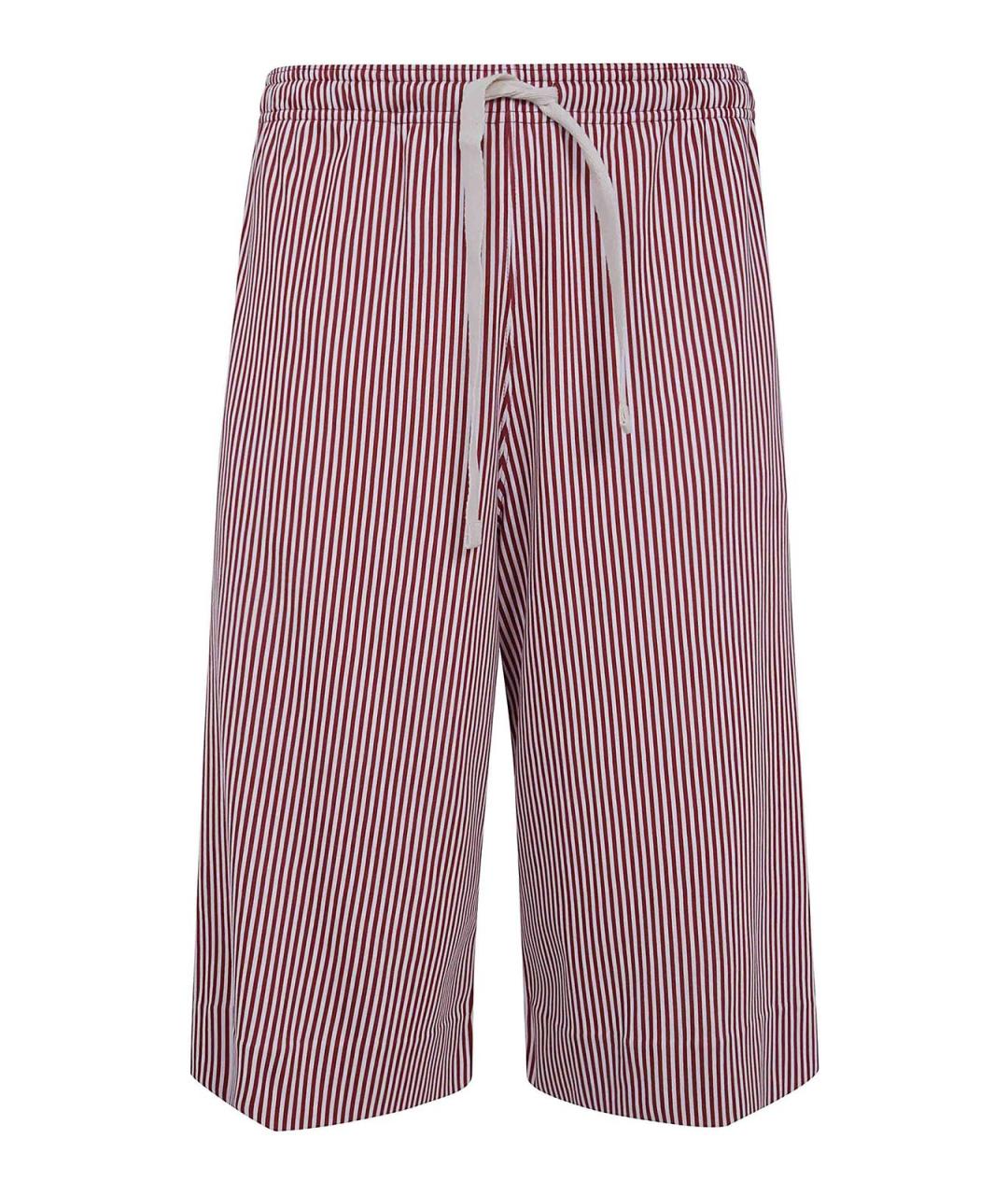 JACQUEMUS Красные хлопковые шорты, фото 1