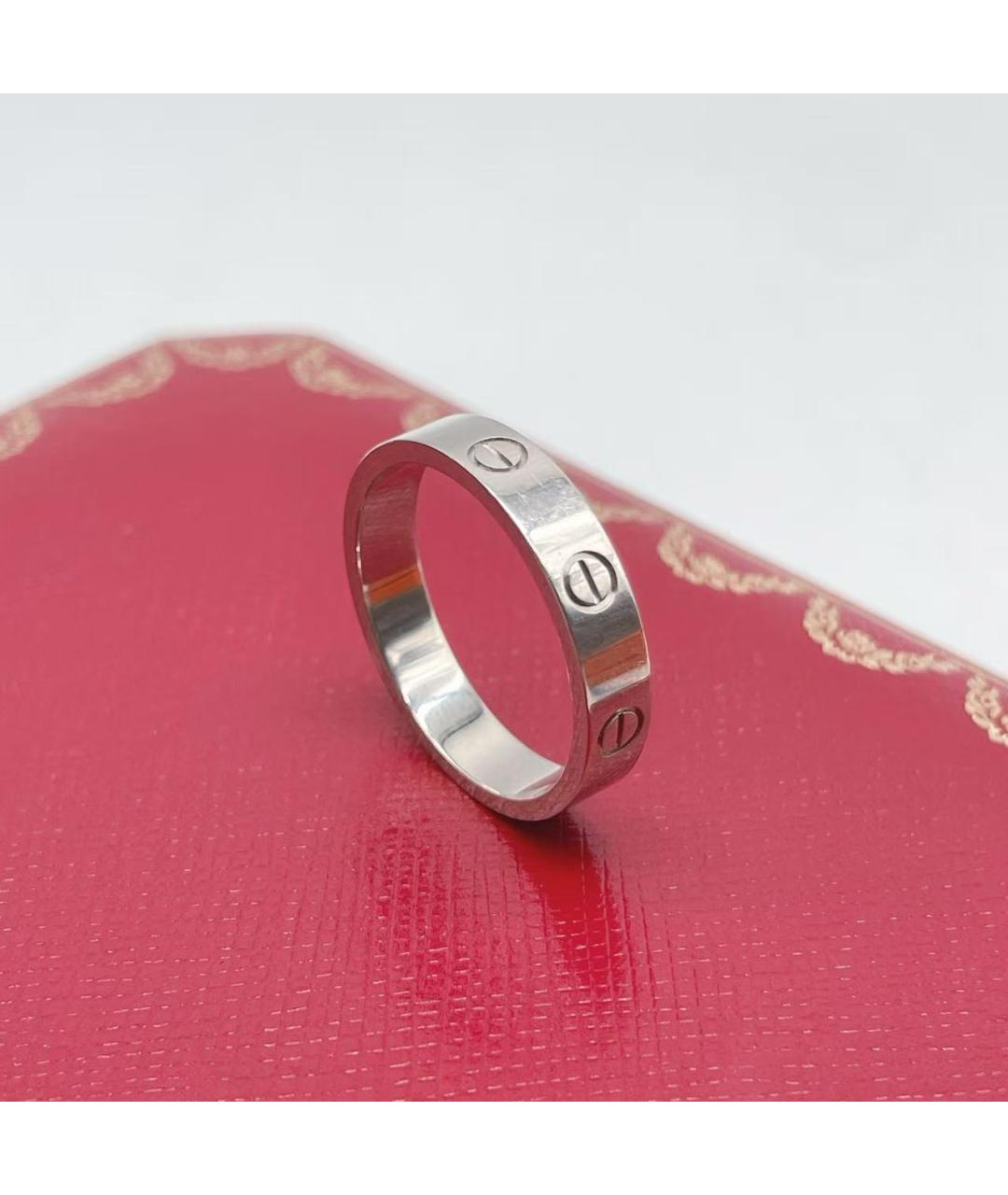 CARTIER Серебряное кольцо из белого золота, фото 5