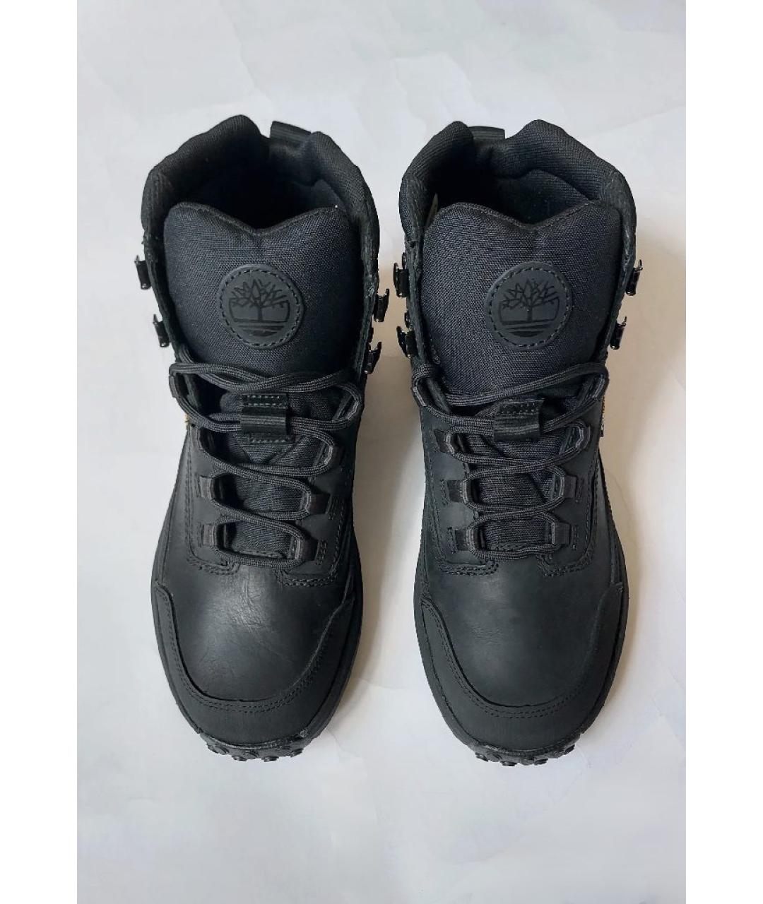 TIMBERLAND Черные кожаные высокие ботинки, фото 2