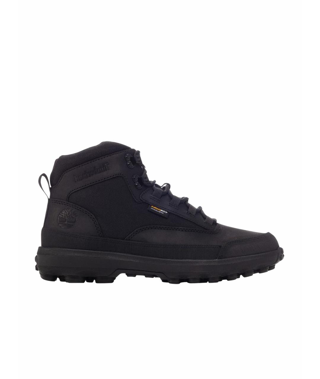 TIMBERLAND Черные кожаные высокие ботинки, фото 1