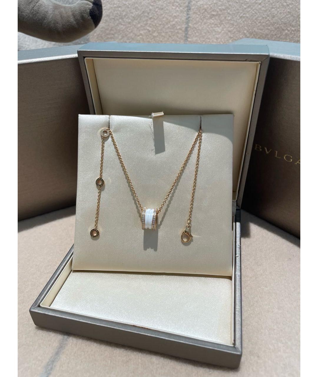 BVLGARI Золотая подвеска из розового золота, фото 3