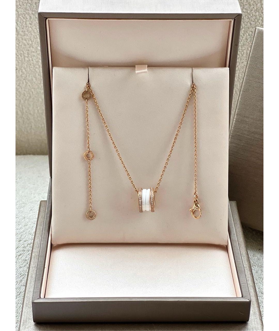 BVLGARI Золотая подвеска из розового золота, фото 4