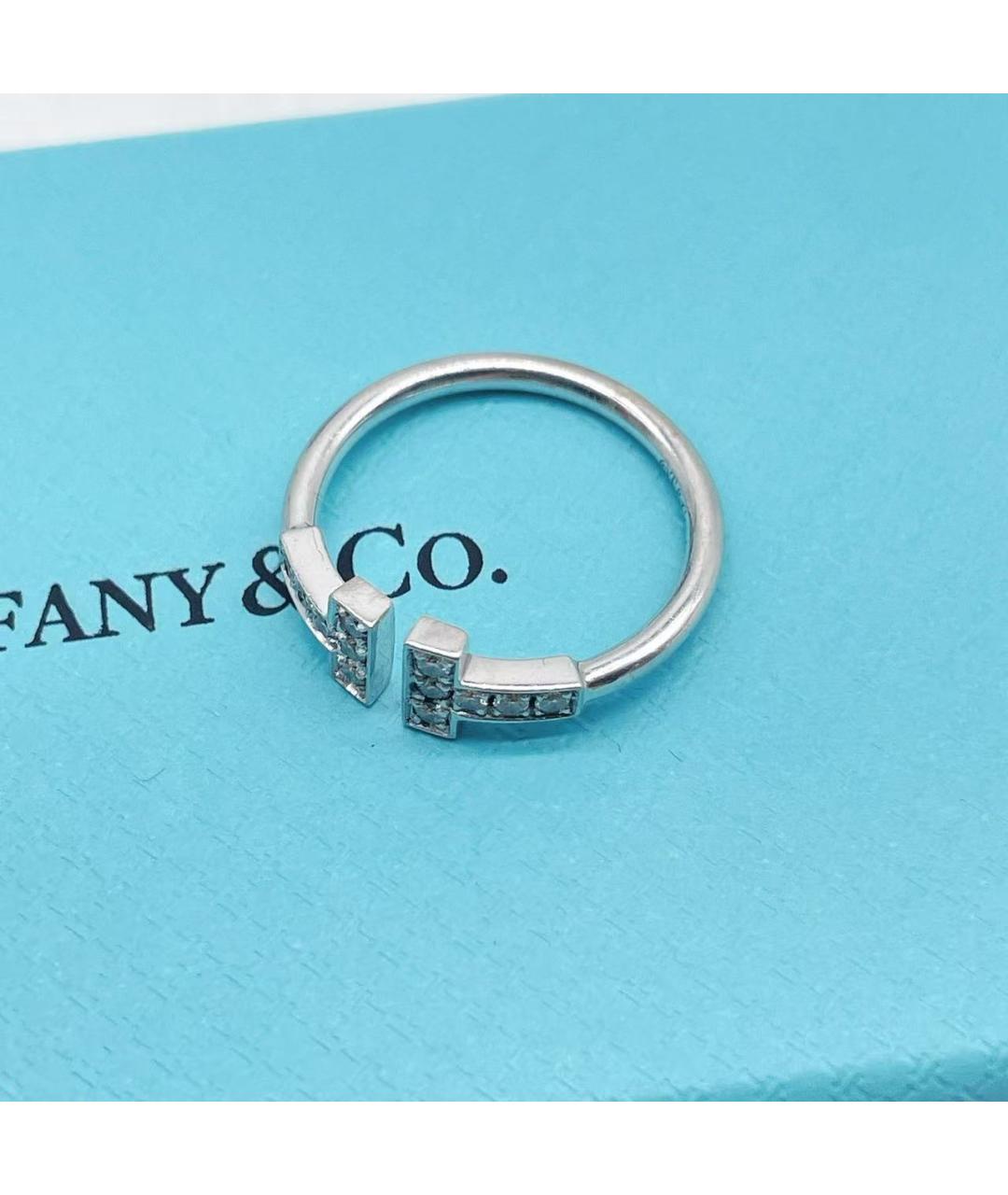 TIFFANY&CO Серебряное кольцо из белого золота, фото 5