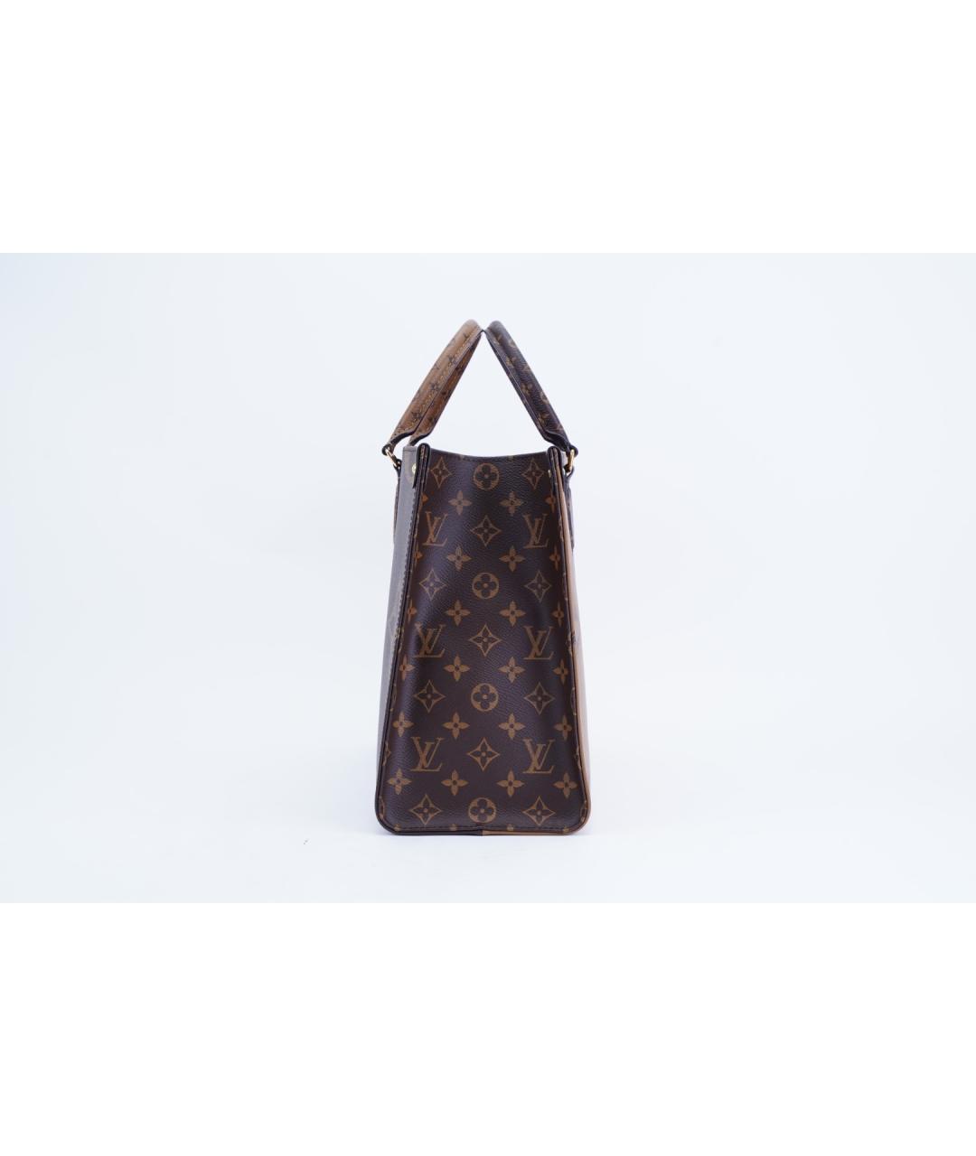 LOUIS VUITTON Коричневая сумка тоут, фото 3