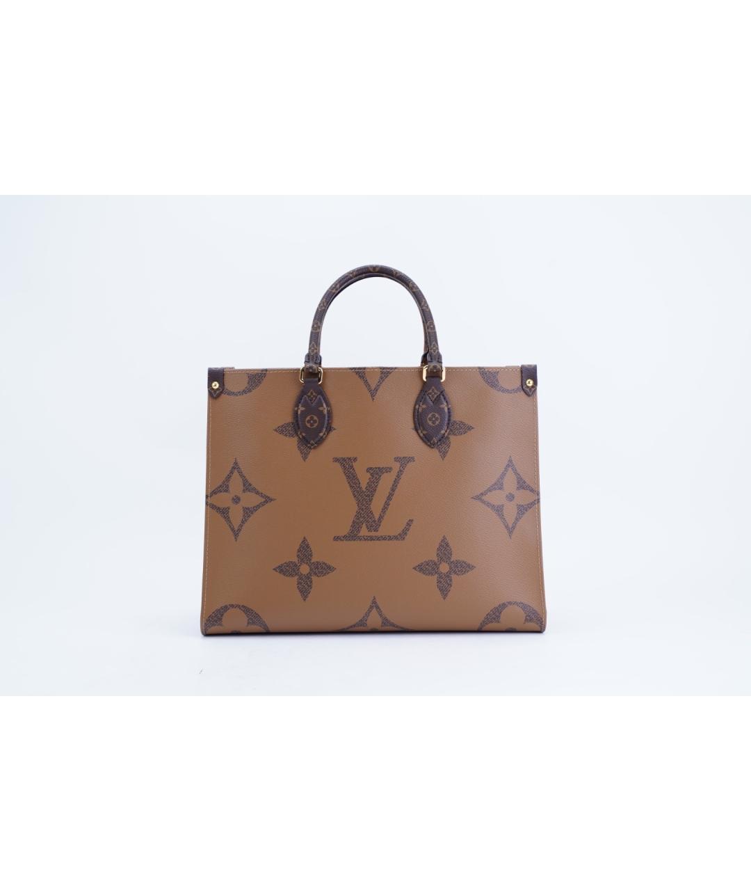 LOUIS VUITTON Коричневая сумка тоут, фото 7