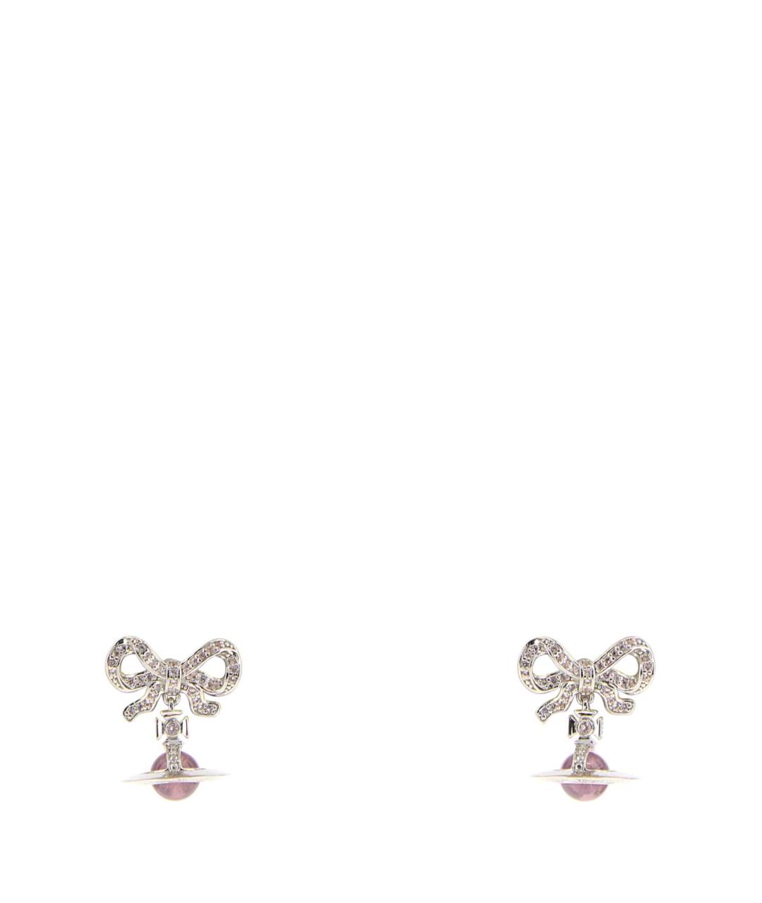 VIVIENNE WESTWOOD Серебряные металлические серьги, фото 1