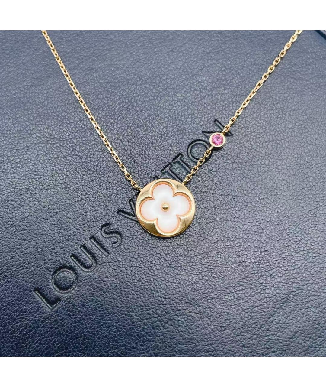 LOUIS VUITTON Золотое колье, фото 3