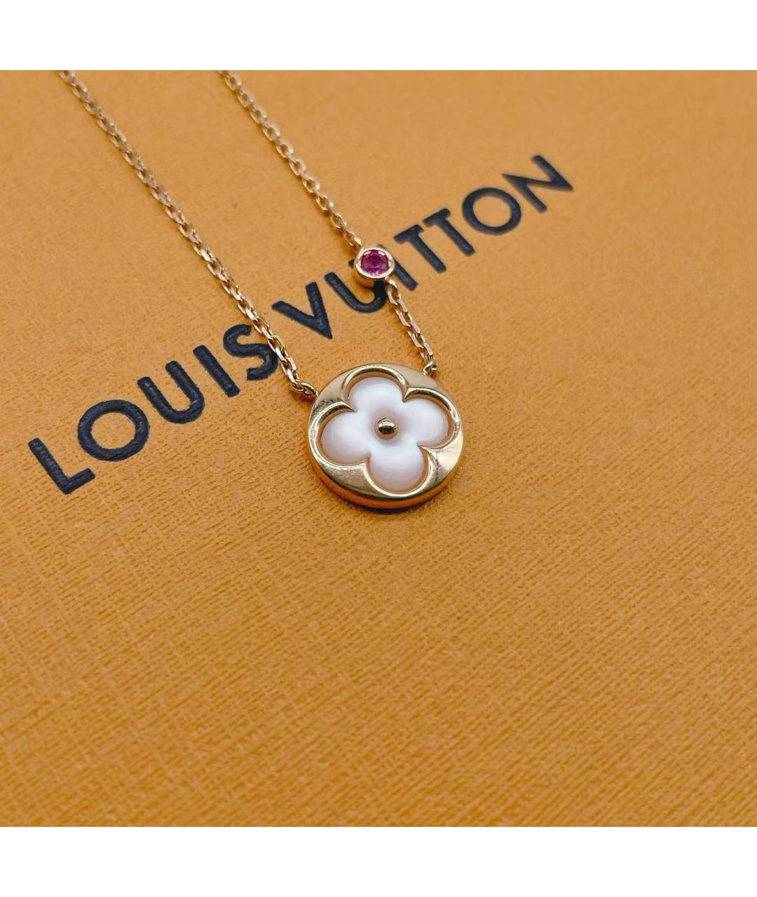 LOUIS VUITTON Золотое колье, фото 5