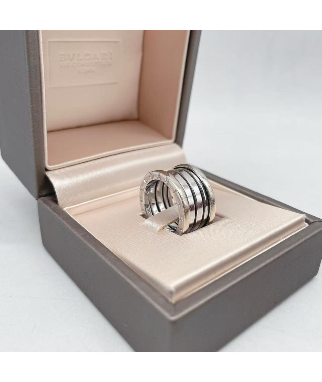 BVLGARI Серебряное кольцо из белого золота, фото 2