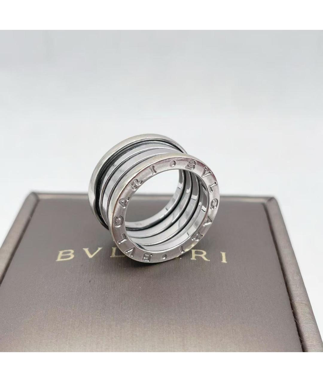 BVLGARI Серебряное кольцо из белого золота, фото 4
