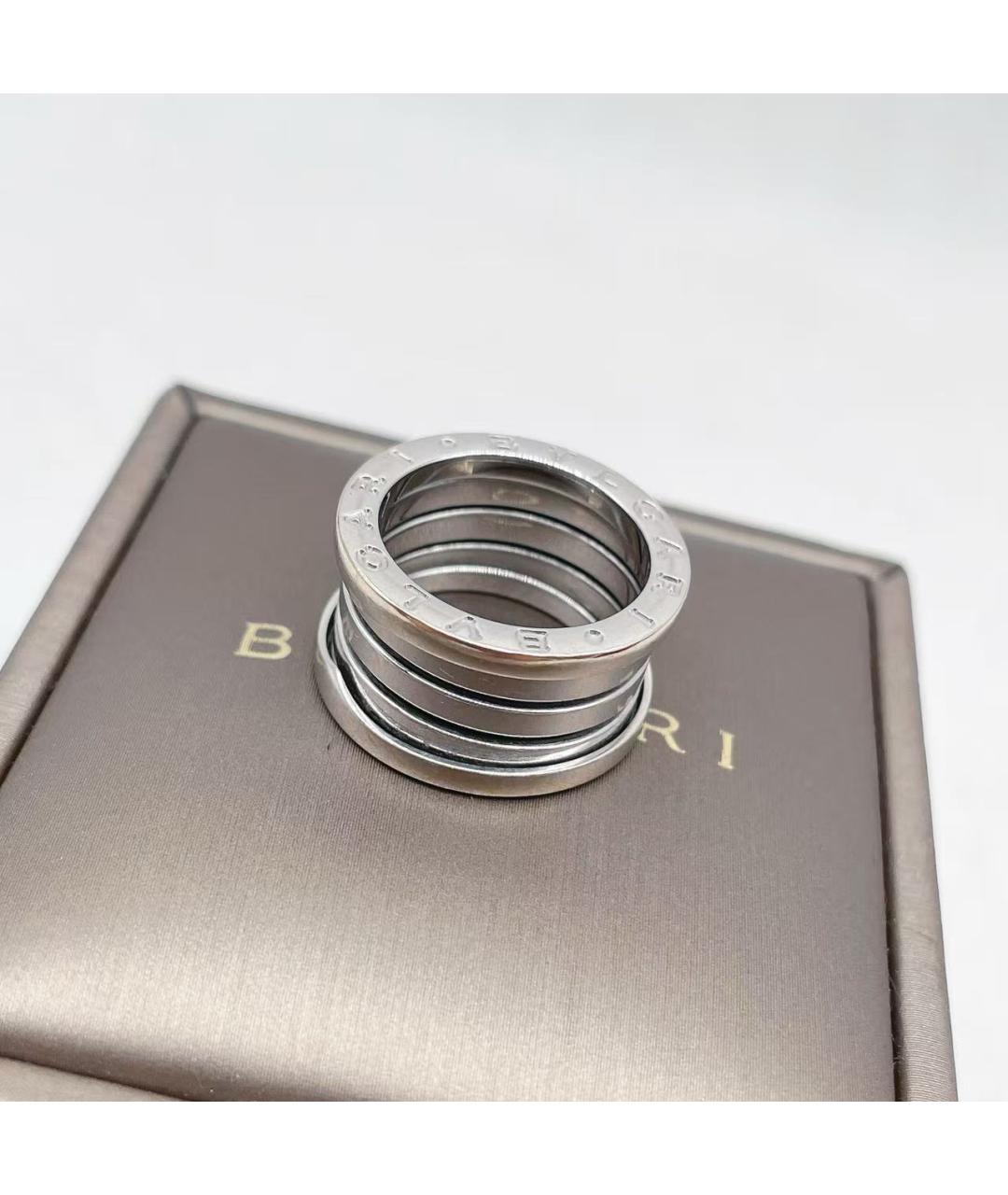 BVLGARI Серебряное кольцо из белого золота, фото 5
