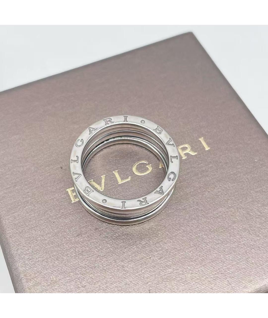BVLGARI Серебряное кольцо из белого золота, фото 4