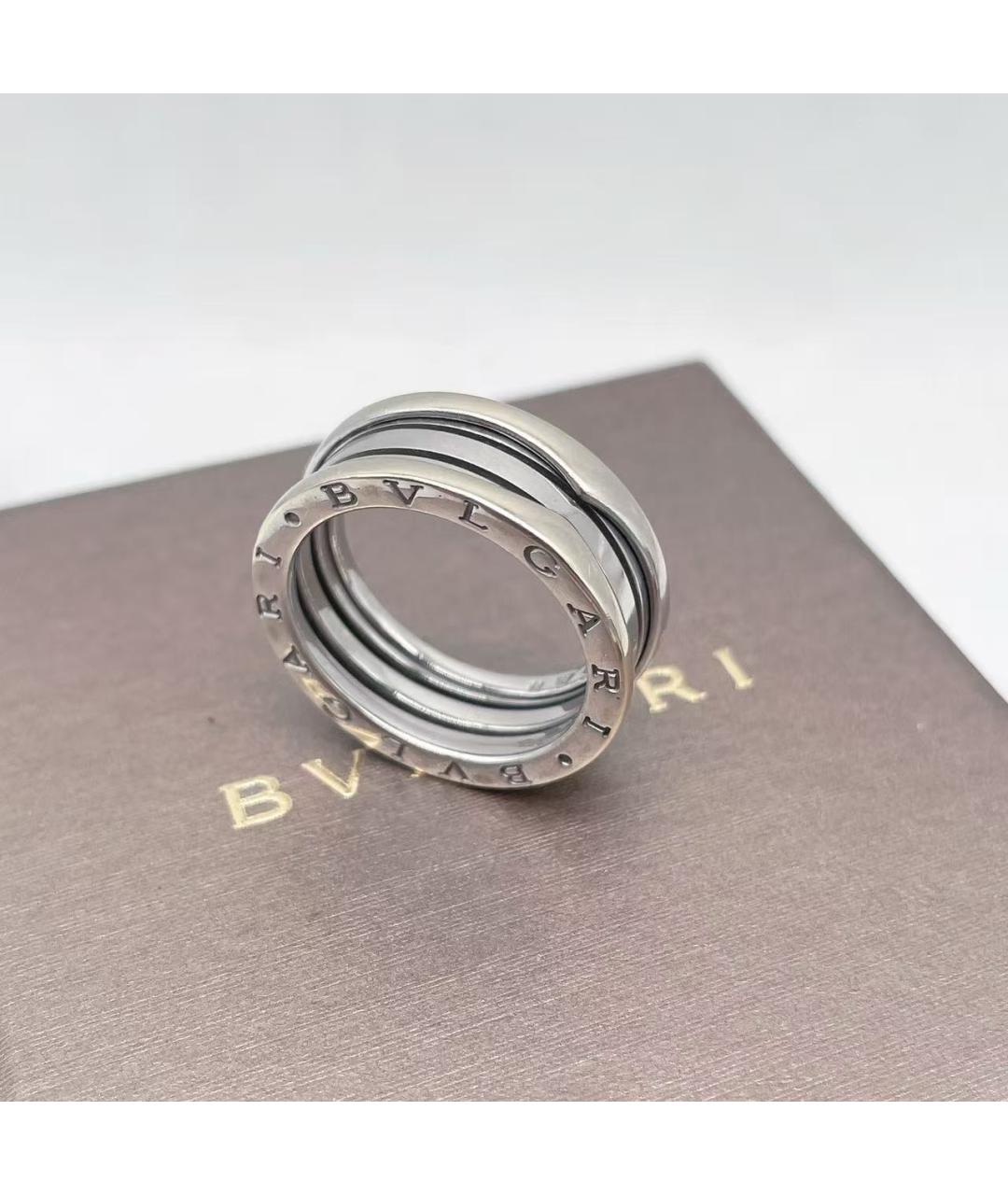 BVLGARI Серебряное кольцо из белого золота, фото 2