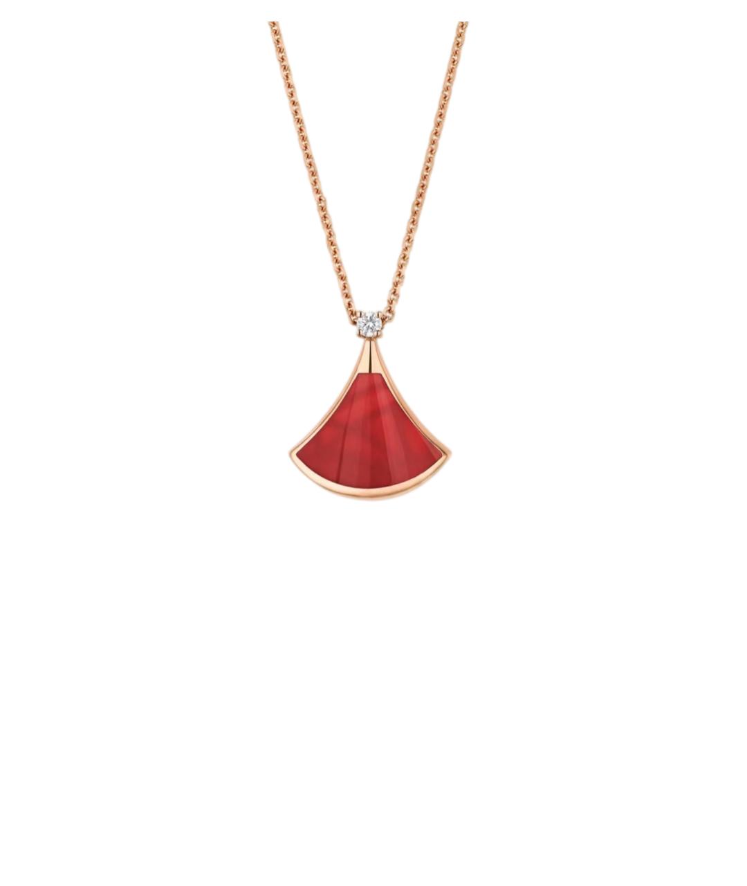 BVLGARI Золотая подвеска из розового золота, фото 6