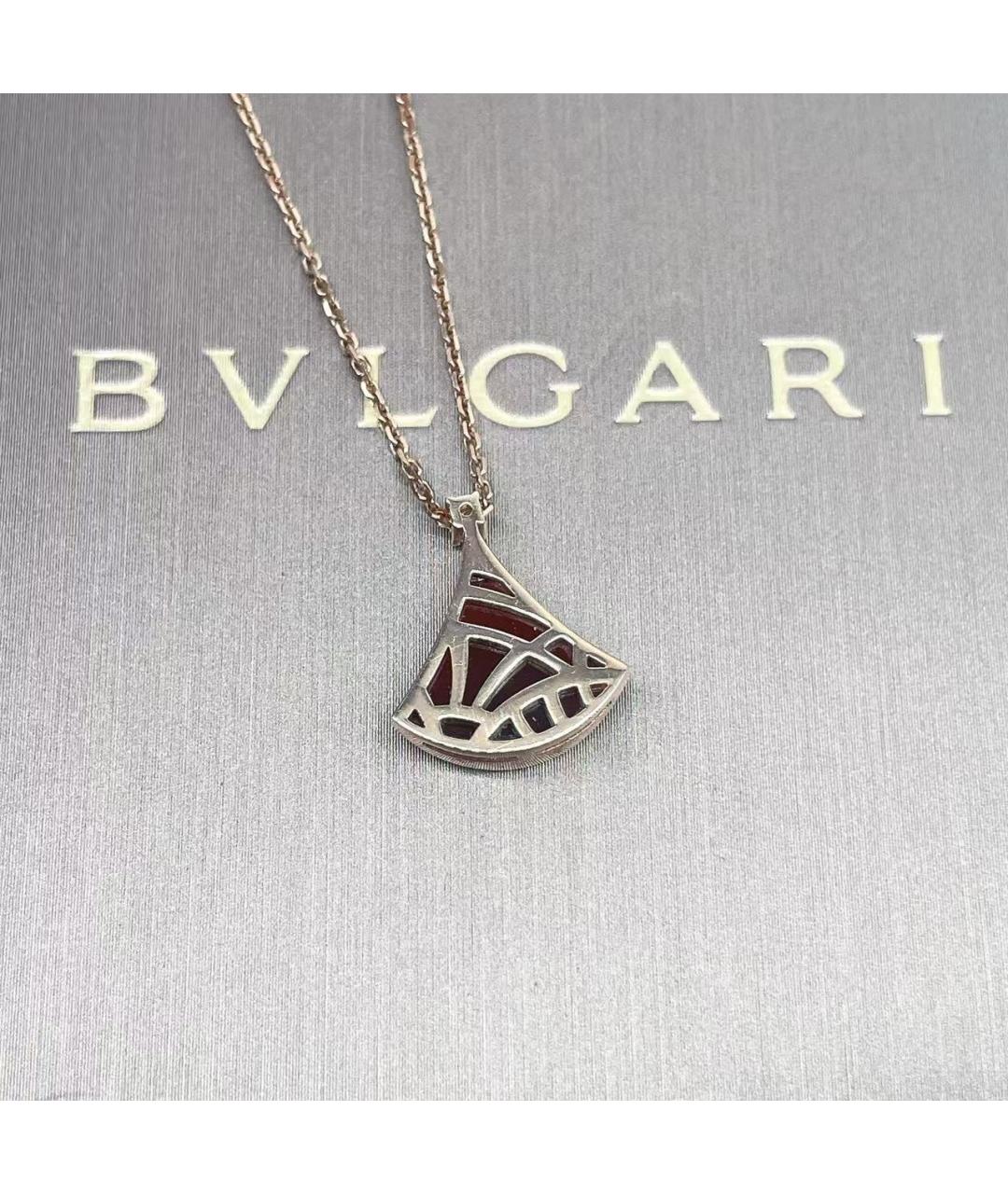 BVLGARI Золотая подвеска из розового золота, фото 5