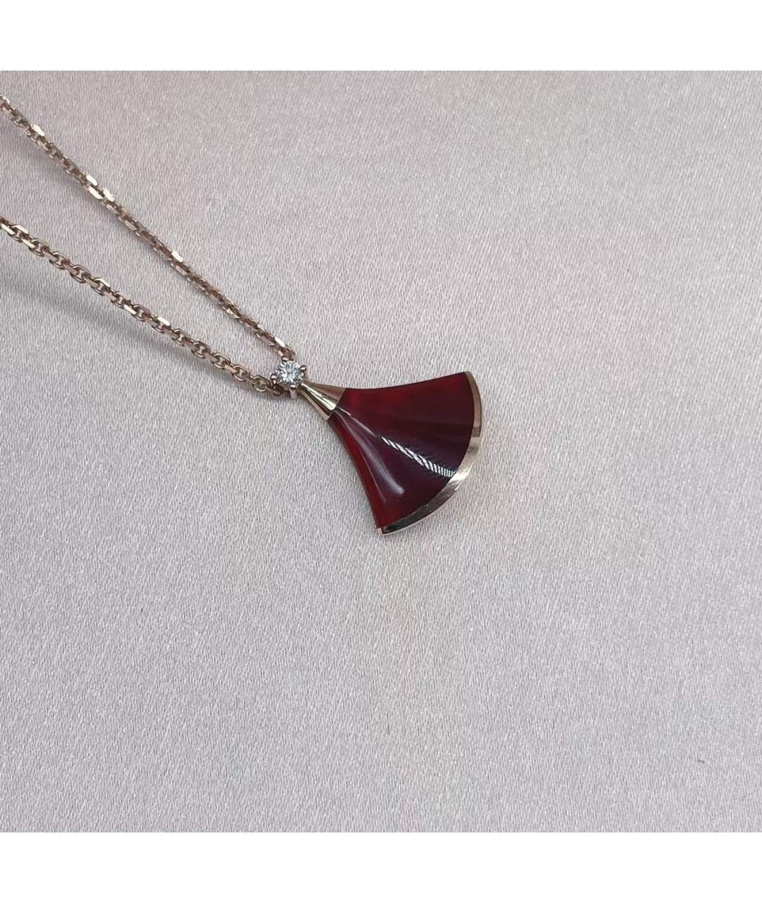BVLGARI Золотая подвеска из розового золота, фото 3
