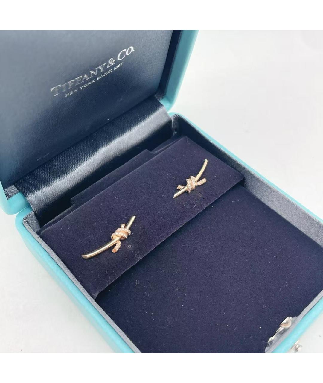 TIFFANY&CO Золотые серьги из розового золота, фото 2