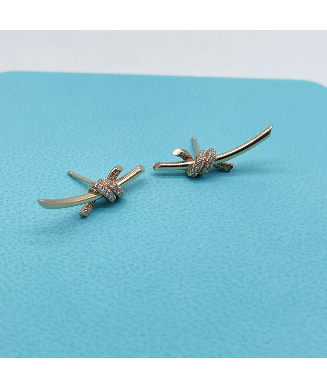 TIFFANY&CO Золотые серьги из розового золота, фото 5