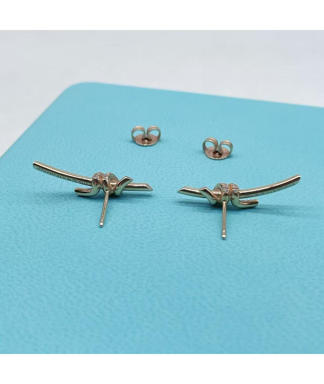 TIFFANY&CO Золотые серьги из розового золота, фото 4