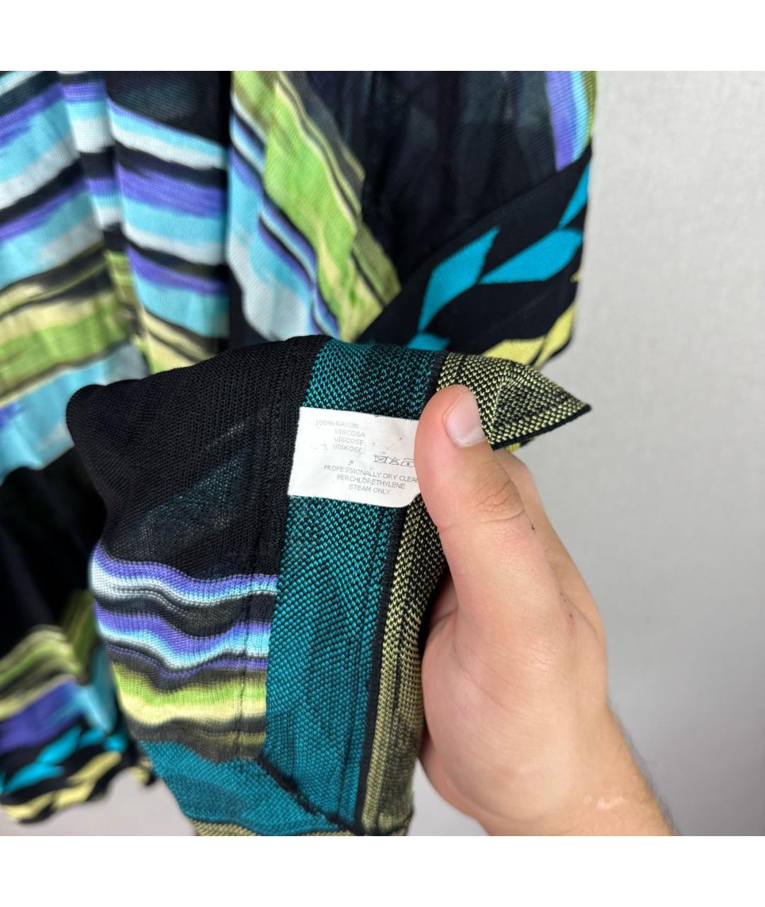 MISSONI Мульти вискозное платье, фото 5