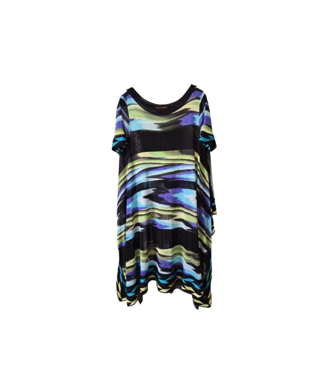 MISSONI Мульти вискозное платье, фото 7