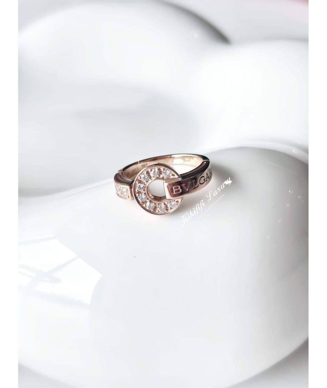 BVLGARI Золотое кольцо из розового золота, фото 3
