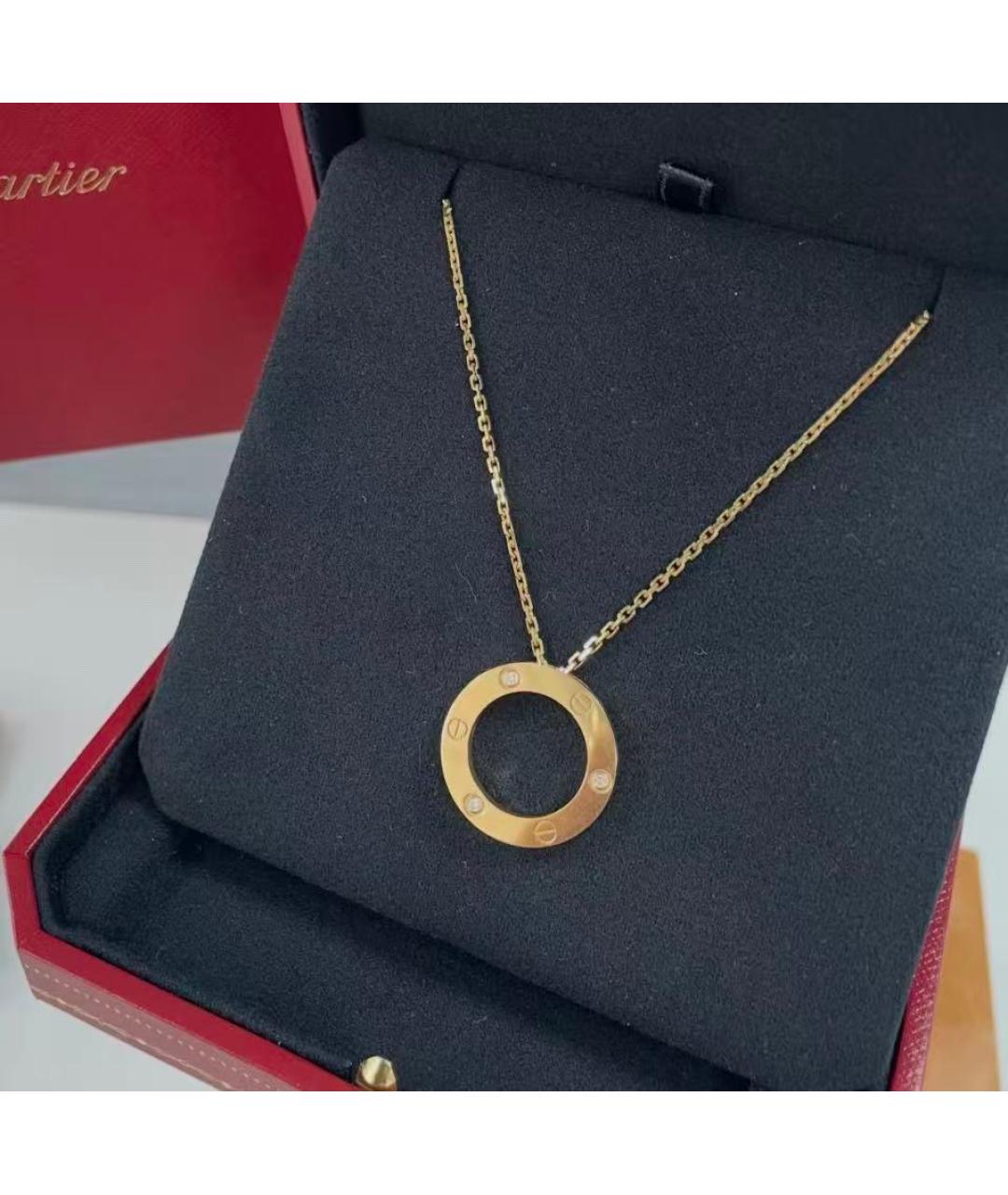 CARTIER Золотая подвеска, фото 2