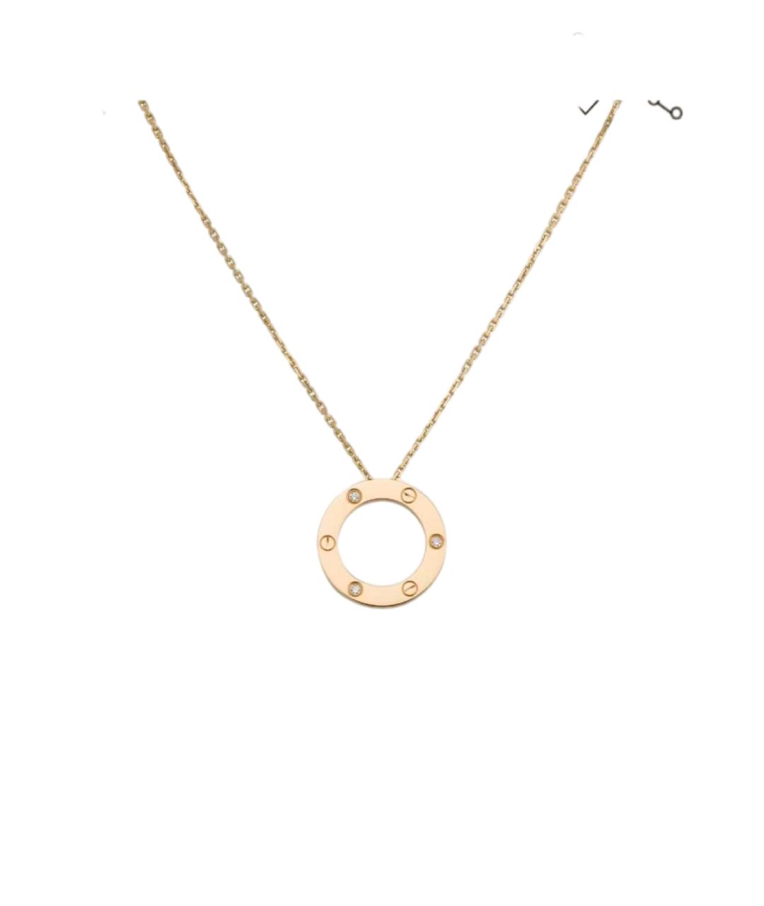 CARTIER Золотая подвеска, фото 5