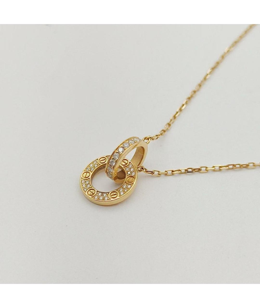 CARTIER Золотая подвеска, фото 4
