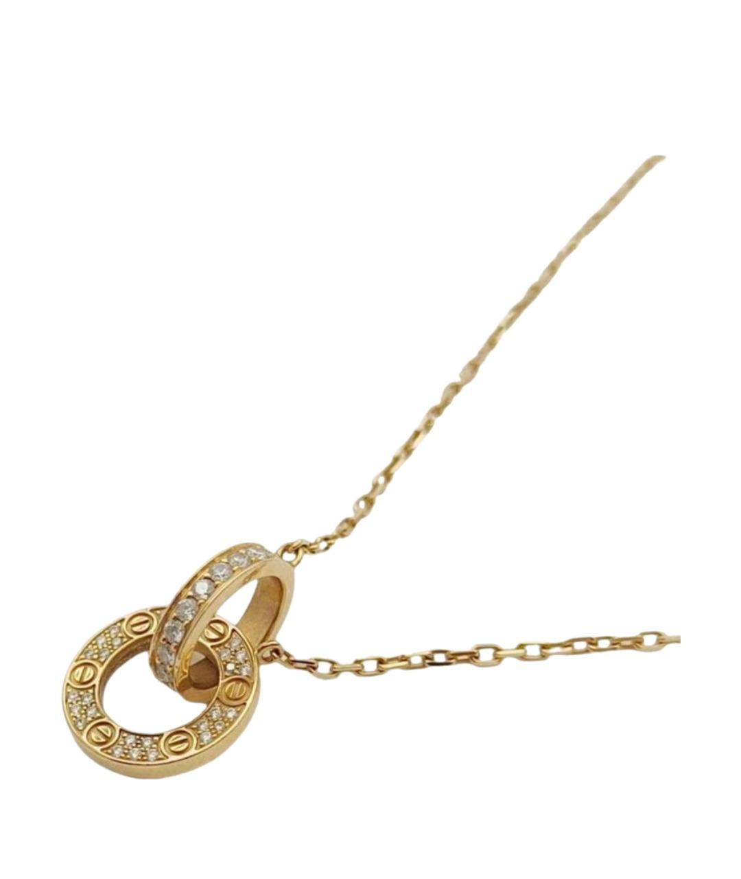 CARTIER Золотая подвеска, фото 1