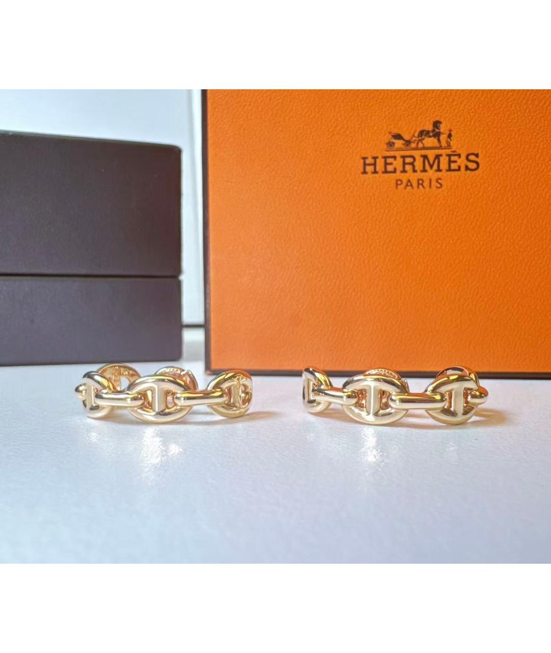 HERMES Золотые серьги из розового золота, фото 7