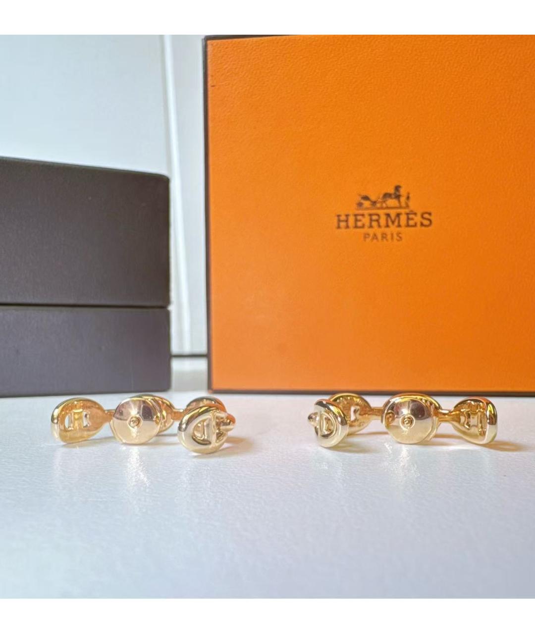 HERMES Золотые серьги из розового золота, фото 6