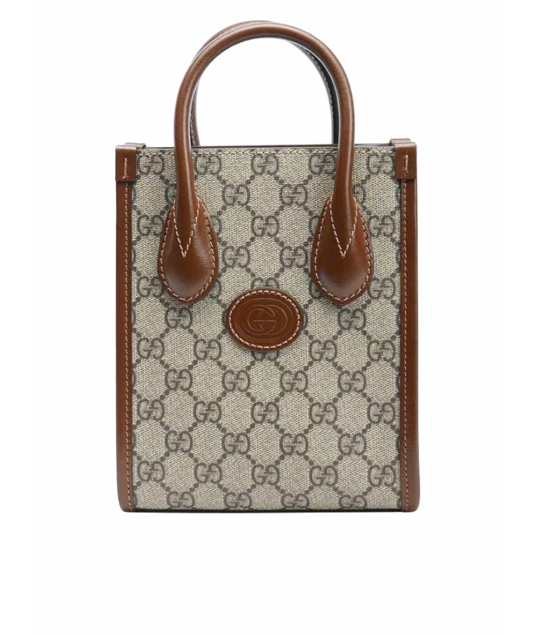 GUCCI Серая сумка через плечо, фото 5