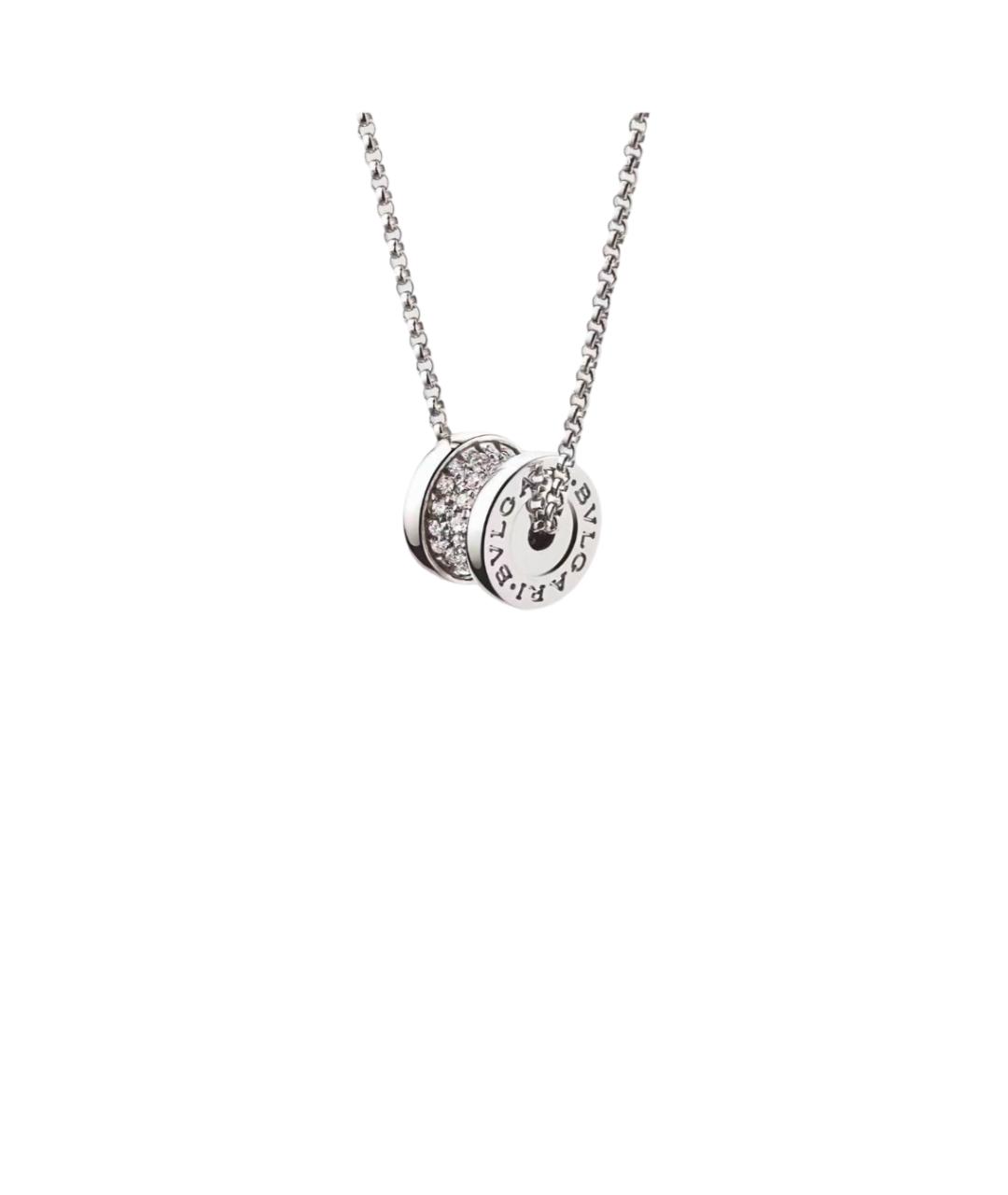 BVLGARI Серебряная подвеска из белого золота, фото 6