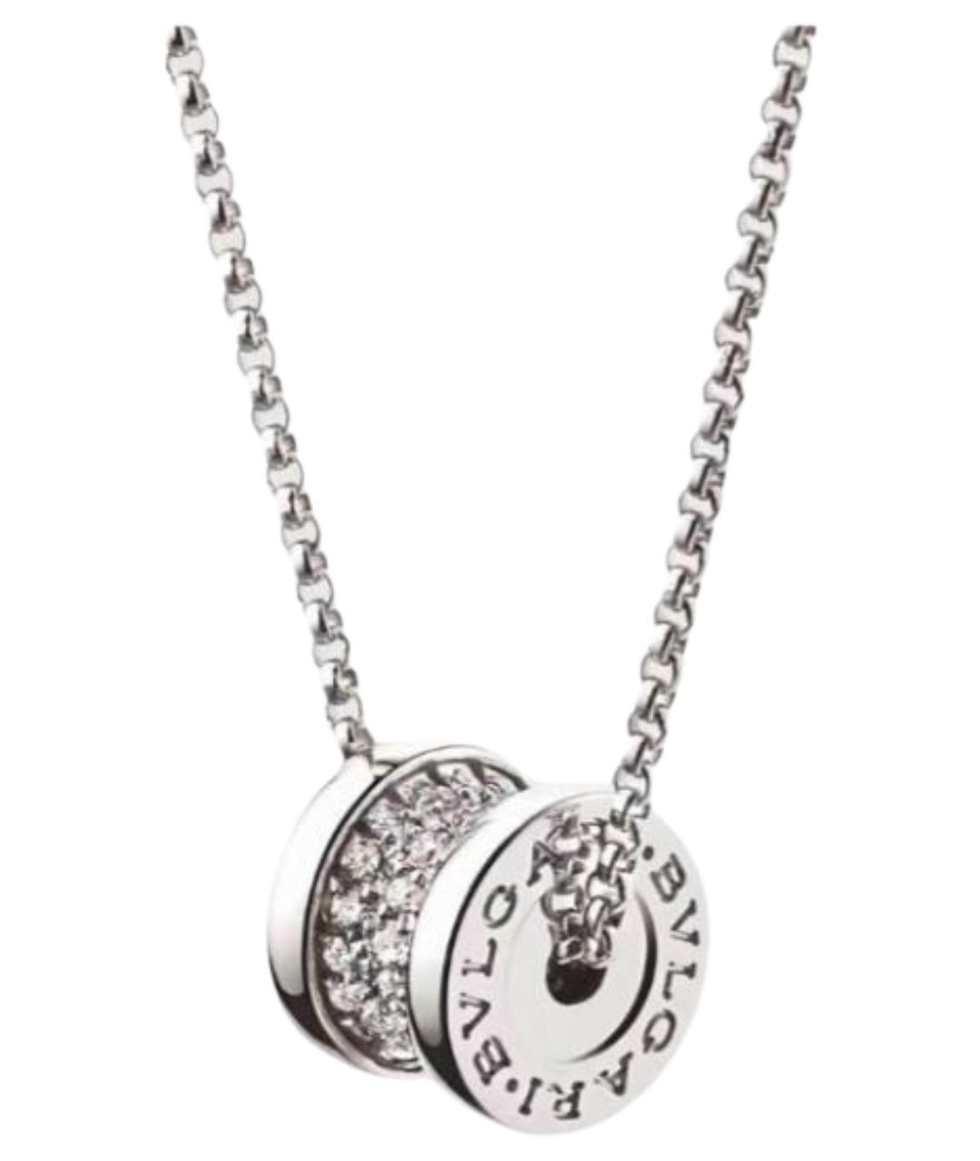 BVLGARI Серебряная подвеска из белого золота, фото 1