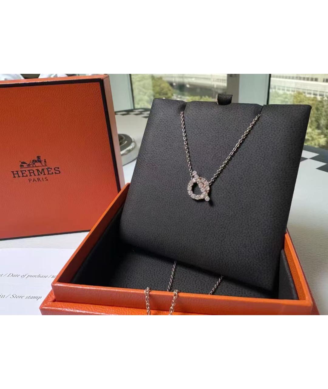 HERMES Серебряная подвеска, фото 5