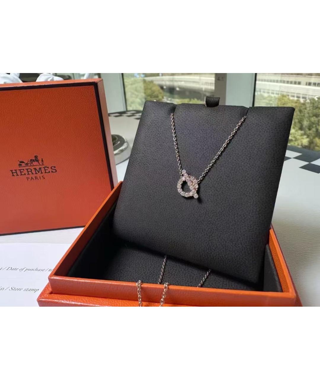 HERMES Серебряная подвеска, фото 4