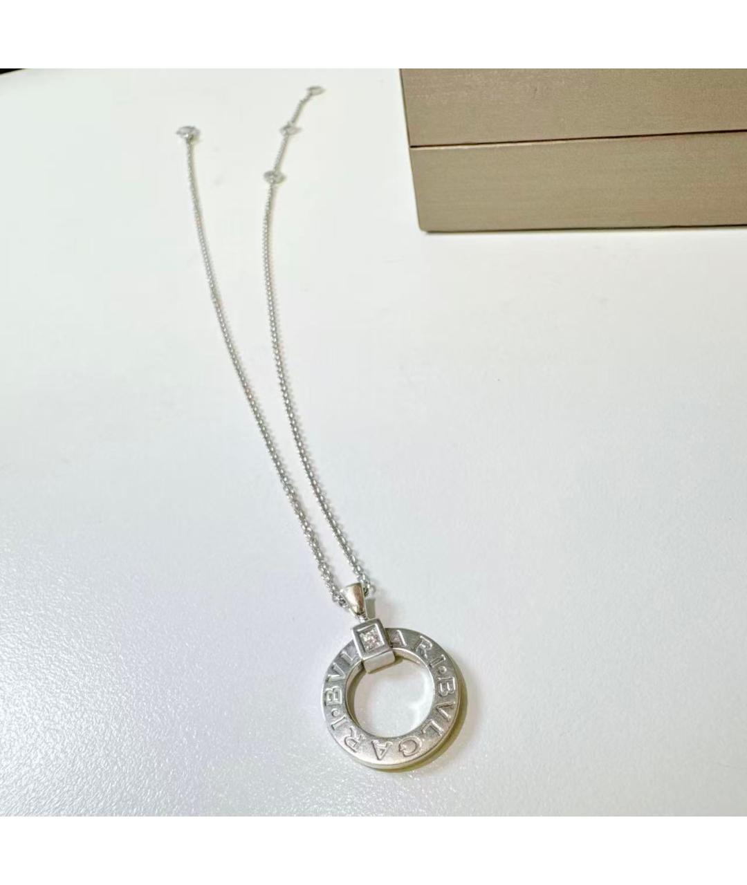 BVLGARI Подвеска из белого золота, фото 4