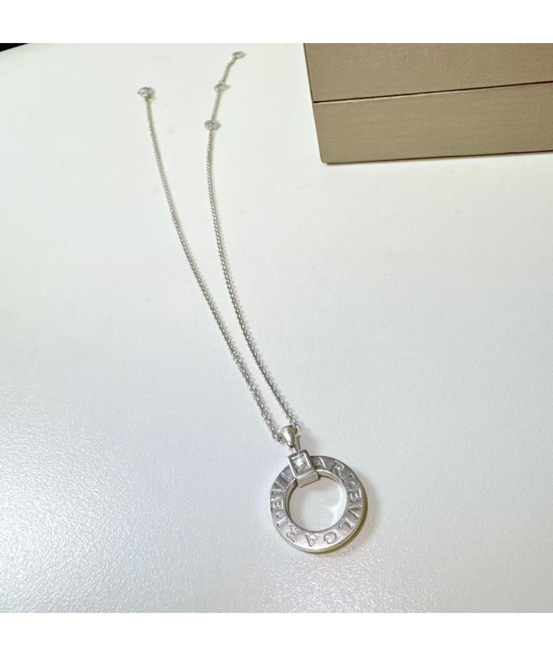 BVLGARI Подвеска из белого золота, фото 5