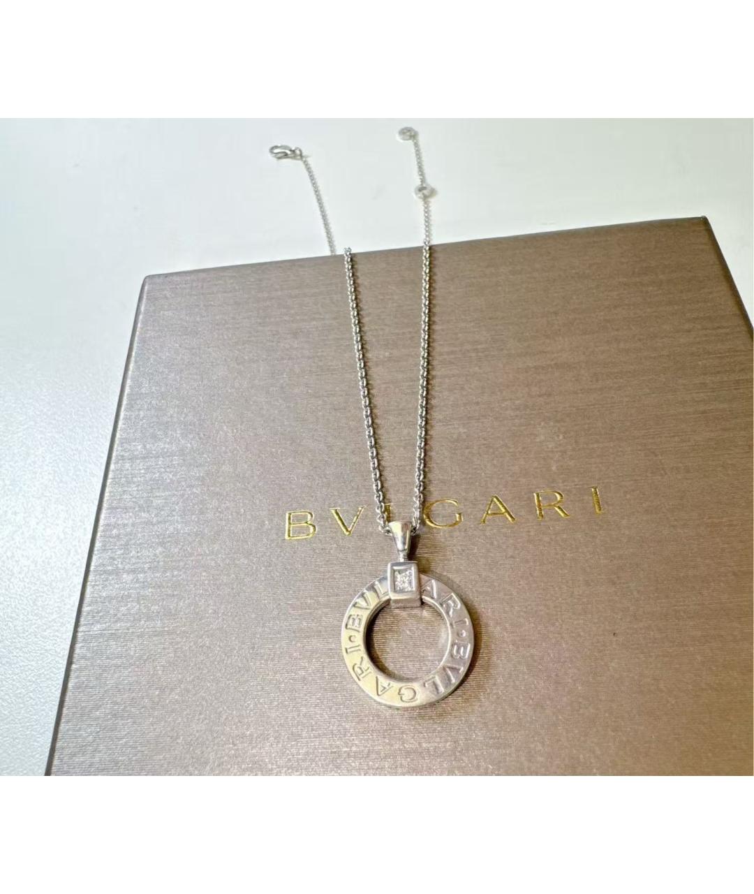BVLGARI Подвеска из белого золота, фото 3